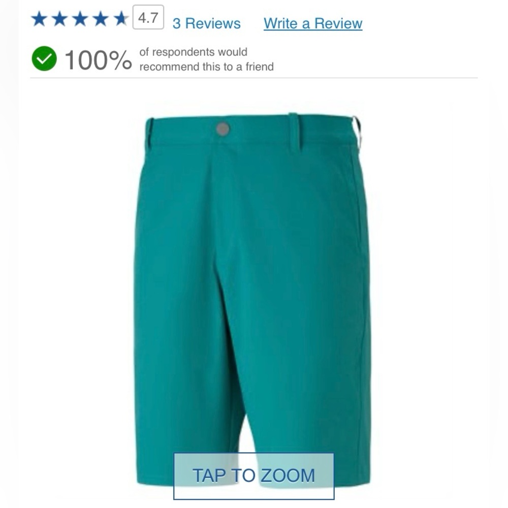 Men’s Puma Golf Shorts NWT